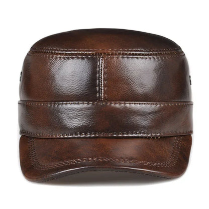 Men’s Genuine Leather Baseball Cap