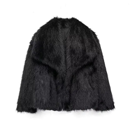 Elegant Faux Fur Winter Jacket