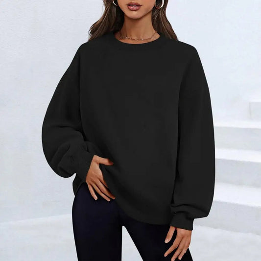 Plush Mid-Length Sweatshirt